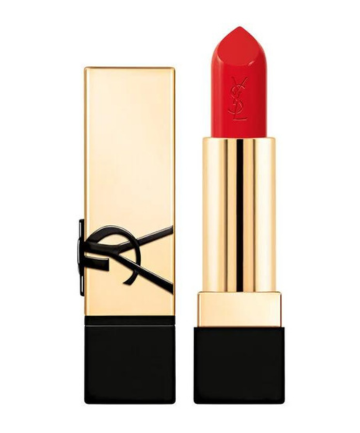 Yves Saint Laurent Rouge Pur Couture Caring Satin Lipstick, $45 