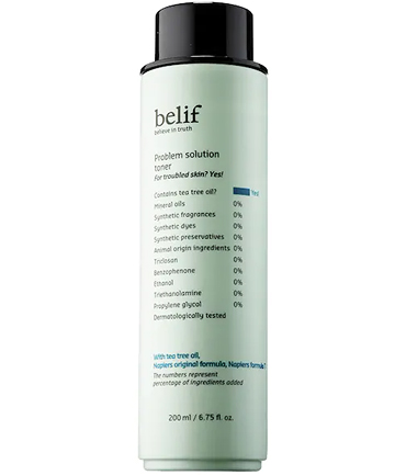 Belif Problem Solution Toner, $28