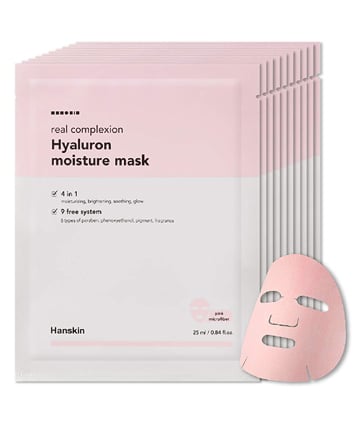 Hanskin Real Complexion Hyaluron Moisture Sheet Mask, $4