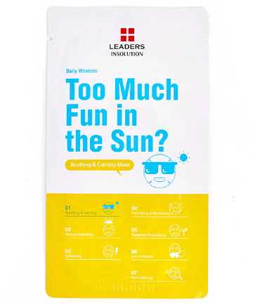 Leaders Daily Wonders Too Much Fun in the Sun Sheet Mask, $5