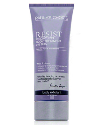 Paula's Choice Resist Weightless Body Treatment with 2% BHA, $26