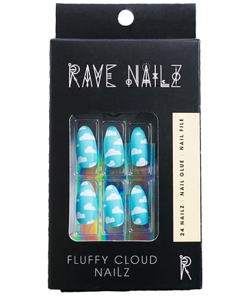 Rave Nailz Fluffy Cloud Nailz, $25