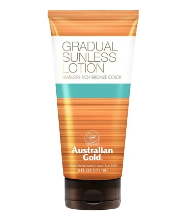 Australian Gold Gradual Sunless Lotion, $9.99