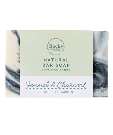 Rocky Mountain Soap Fennel & Charcoal Soap, $4.95