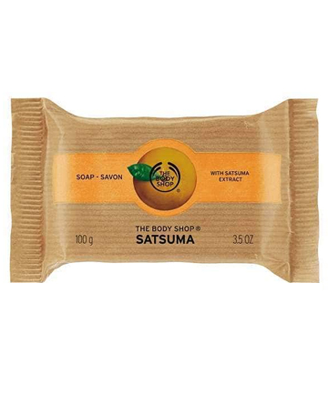 The Body Shop Satsuma Soap, $4