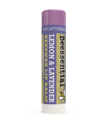 Best Lip Balm No. 6: Beessential Lemon Lavender Lip Balm, $3.29