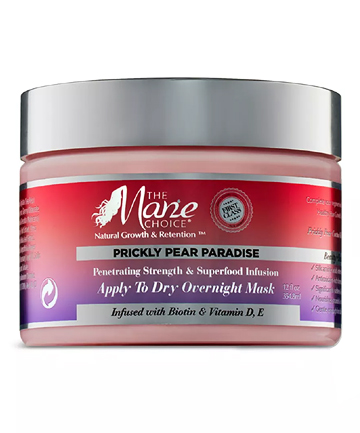 The Mane Choice Prickly Pear Paradise Apply To Dry Overnight Mask, $16.99