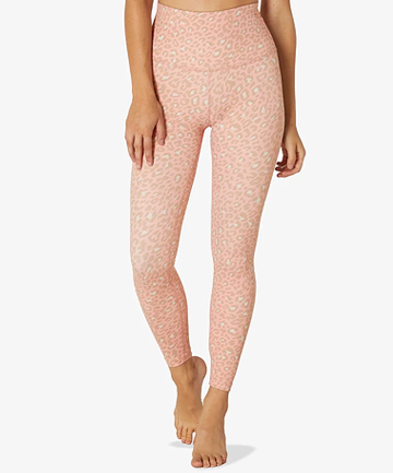 Beyond Yoga Olympus Tinted Rose Leopard High Waisted Midi Legging, $99