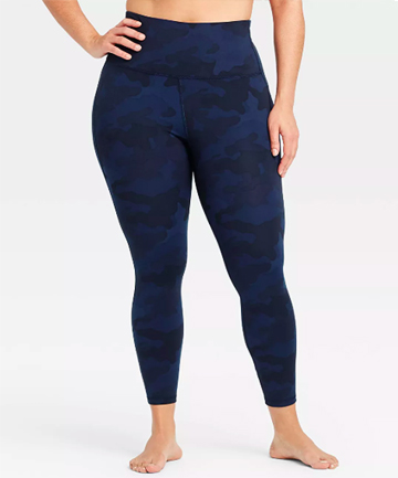 Target All in Motion Women's Camo Print Contour Curvy High-Rise 7/8 Leggings with Power Waist, $25