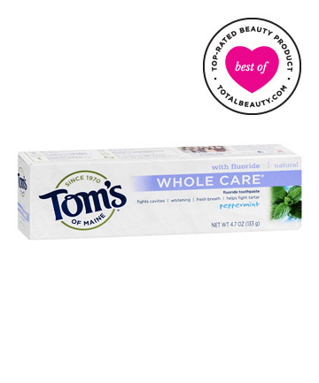 Best Toothpaste No. 4: Tom's of Maine Natural Whole Care Fluoride Toothpaste, $4.99