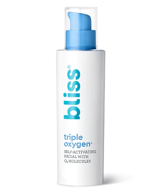 1. Bliss Triple Oxygen Self-Activating Facial With O2 Molecules, $22