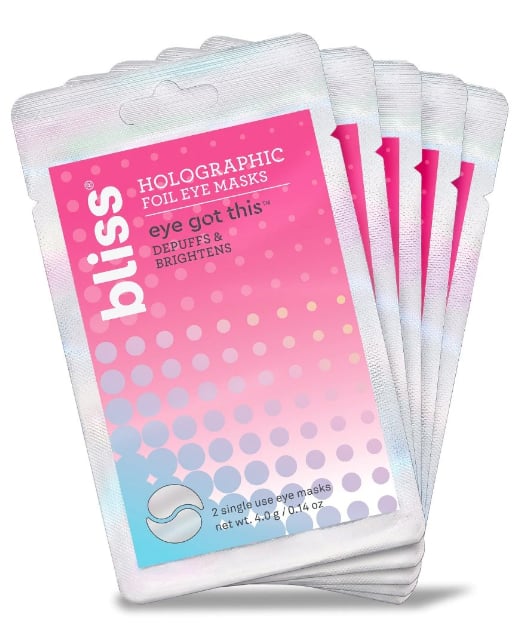 9. Bliss Eye Got This Holographic Foil Eye Masks, $15