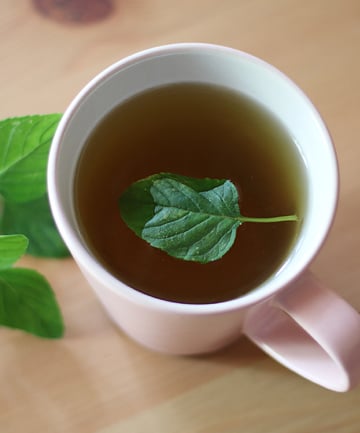 Drink peppermint tea