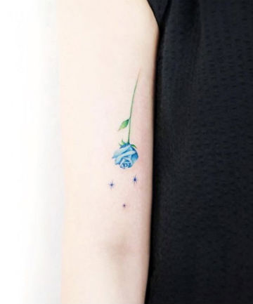 Blue Rose Tattoo