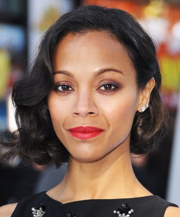 Zoe Saldana's Glamorous Bob Hairstyle