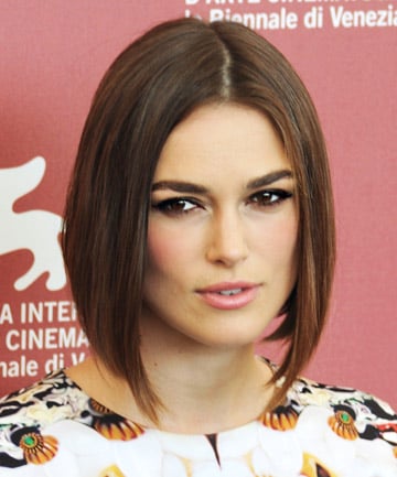 Keira Knightley's Angled Bob Cut