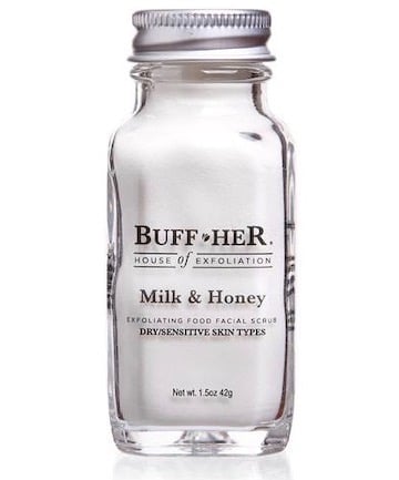 Buff Her Milk & Honey Organic Exfoliating Facial Scrub, $35