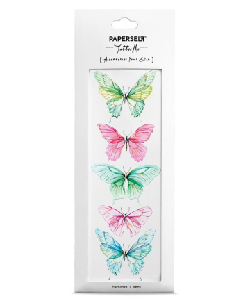 Paperself Butterfly W. Temporary Tattoo, $9.86