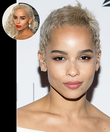 Zoe Kravitz's Platinum Pixie