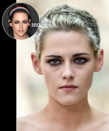 Kristen Stewart's Chic Platinum Buzz Cut