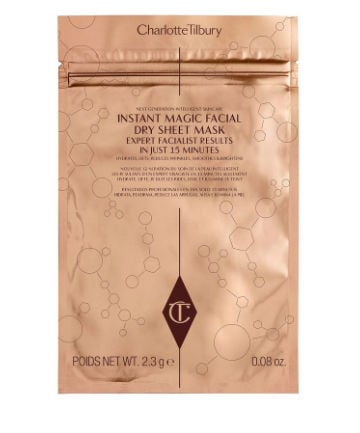 Charlotte Tilbury Instant Magic Facial Dry Sheet Mask, $22