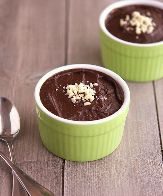 Chocolate Avocado Chia Seed Pudding