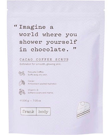 Frank Body Cacao Coffee Scrub, $18.95