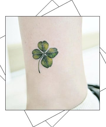 Hyperrealistic Four-Leaf Clover