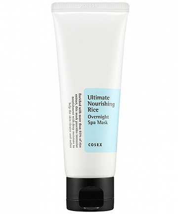 Cosrx Ultimate Nourishing Rice Overnight Spa Mask, $16