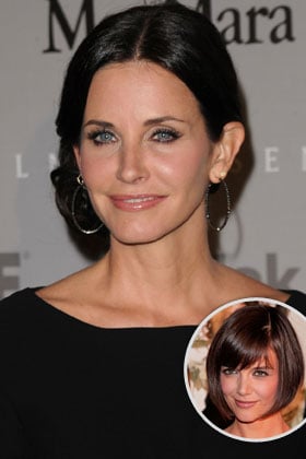 The target: Courteney Cox