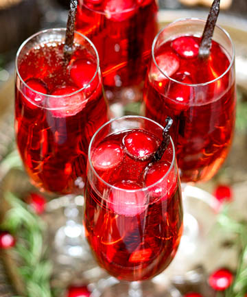 Cranberry Vanilla Mimosa