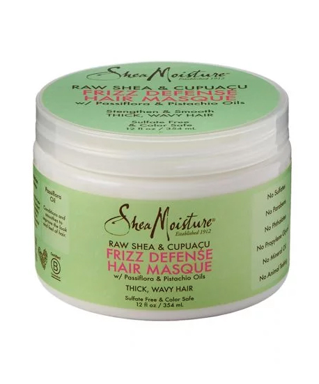 Shea Moisture Raw Shea Cupuacu Frizz Defense Hair Masque, $13.99