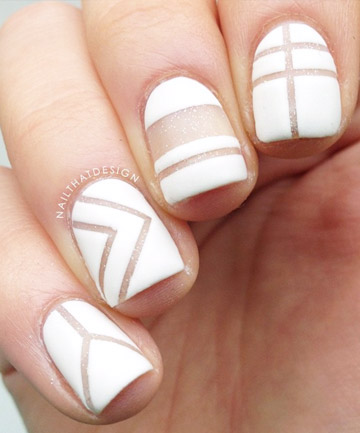 Negative Space Nail Art