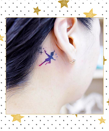 Starry Peter Pan Tattoo