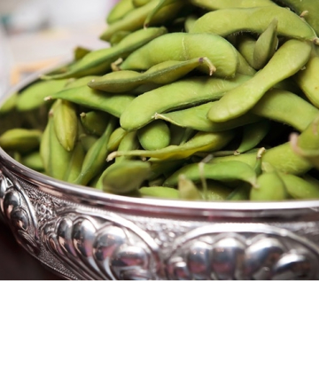 Steamed Edamame, serves 3