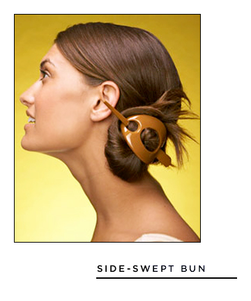 Easy Hairstyles for Long Hair: Side-Swept Bun