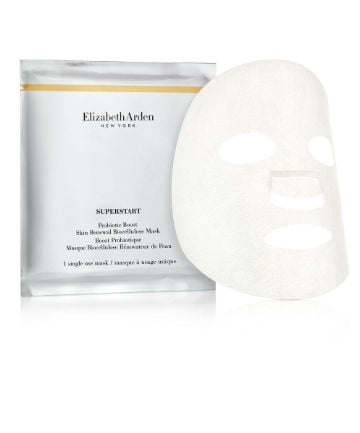 Elizabeth Arden Superstart Probiotic Boost Skin Renewal Biocellulose Mask, $67 for 4