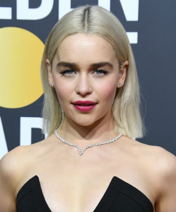 Emilia Clarke's Platinum Bob