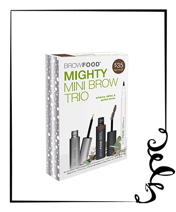 LashFood BrowFood Mighty Mini Brow Trio, $35