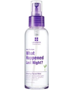 Leaders What Happened Last Night Glowing Facial Mist, $18