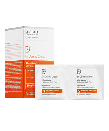 Peel Pads: Dr. Dennis Gross Skincare Alpha Beta Universal Daily Peel, $88