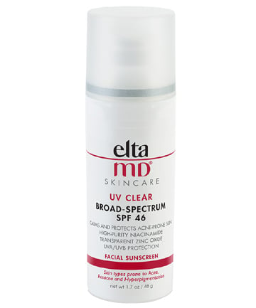 Sunscreen: EltaMD UV Clear Broad-Spectrum SPF 46, $33