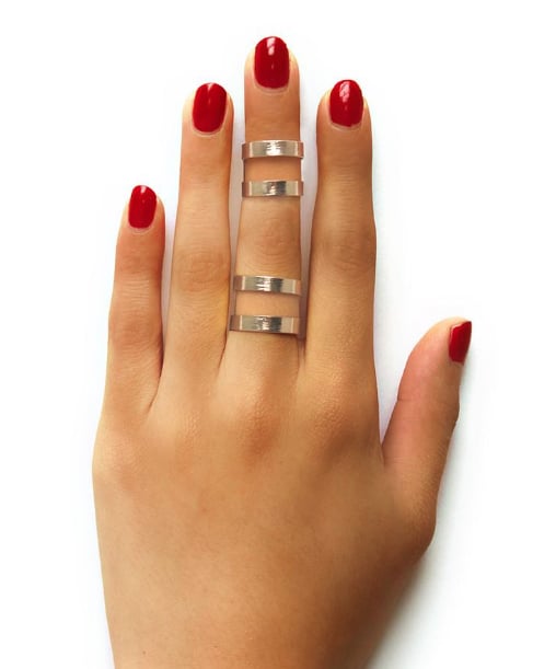 Vida Kush Double Line Cleopatra Ring Set, $25