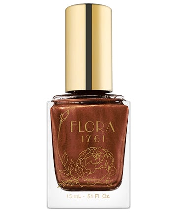 Flora 1761 Nail Lacquer in Chocolate Cosmos, $16