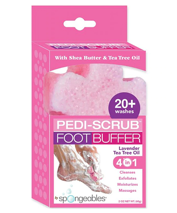 Spongeables Pedi-Scrub Foot Buffer 20+, $5.99