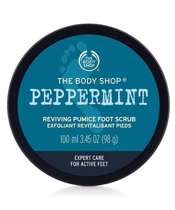 The Body Shop Peppermint Reviving Pumice Foot Scrub, $12.48