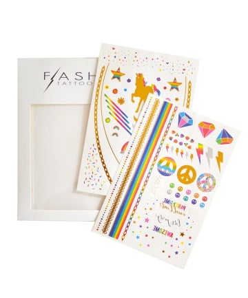 Flash Tattoos Forever Rainbow, $12