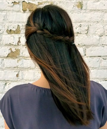 The Easy Six Step Half French Braid You Can Totally DIY 