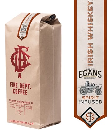 Fire Department Coffee Irish Whiskey-Infused Coffee, $19.99