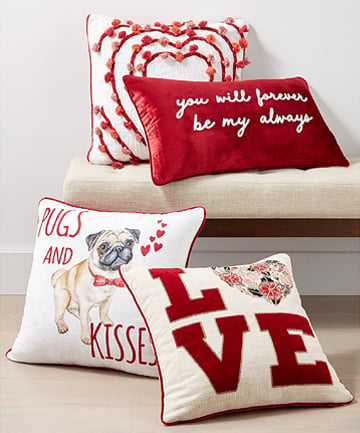 Lacourte Valentines Day Decorative Pillow Collection, prices vary